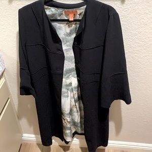 🔥SALE 4/$20‼️ HARAI Black long Suit Coat